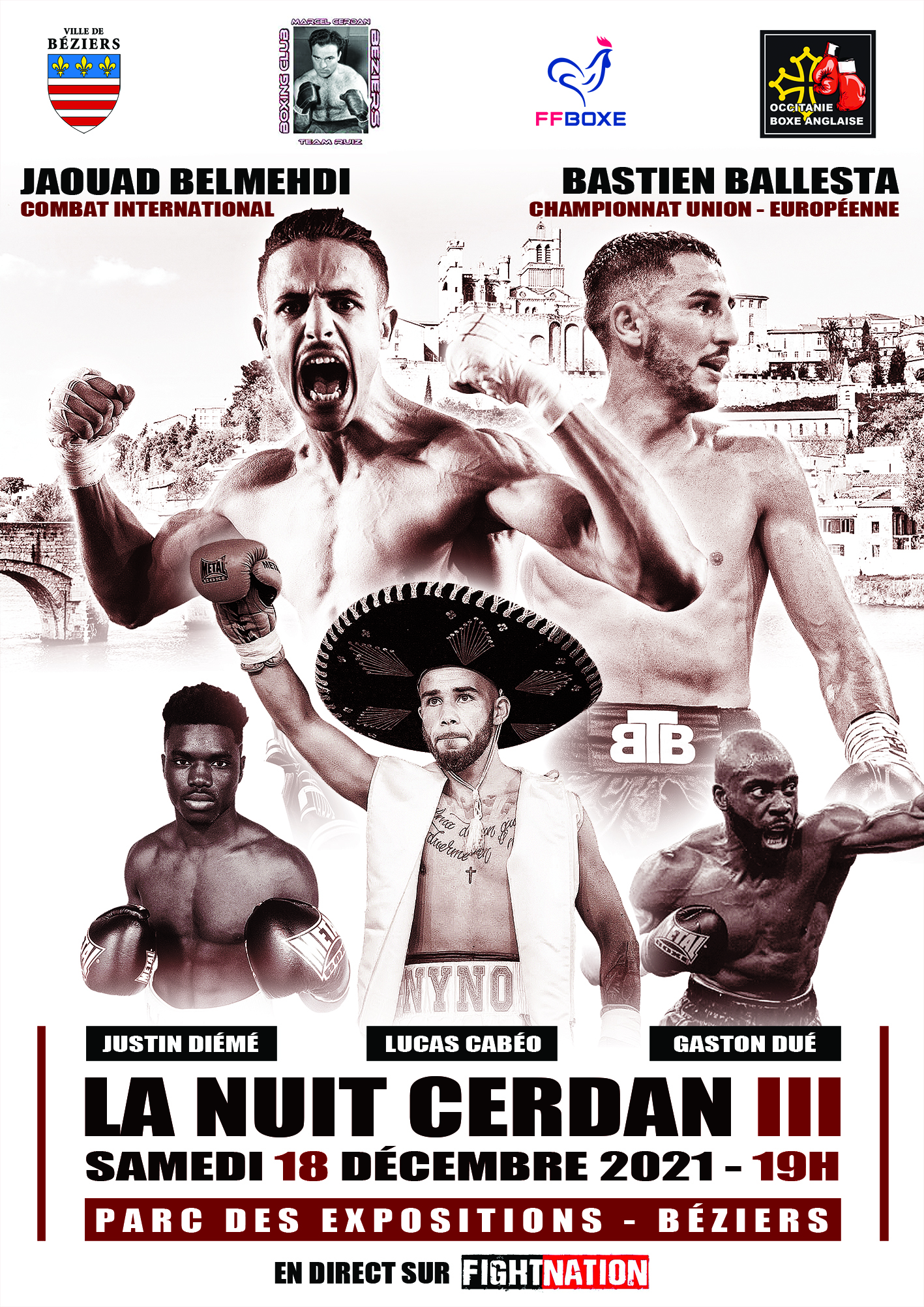 La Nuit Cerdan III - 18 décembre 2021 - Parc des Expos de Béziers